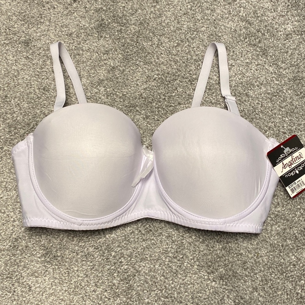 ⭐️2/$44⭐️White Convertible Bra, 36B